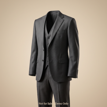 Mens Suit - Sterling Noir